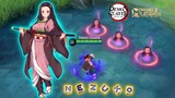 SELENA AS NEZUKO in Mobile Legends - Skill Review