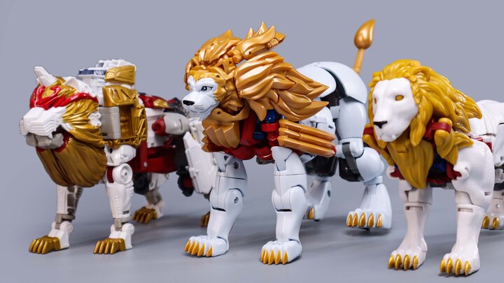 Perbandingan Tiga Generasi White Lion Optimus Prime! LG41/MP48/Berbagi Transformasi Singa Putih Lege