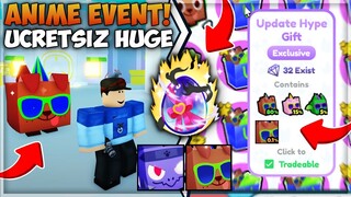 ⚡ YENİ GÜNCELLEME GELDİ ?! FREE HUGE PET + PARTY GIFT + ANİME EVENT | Pet Simulator X | Roblox