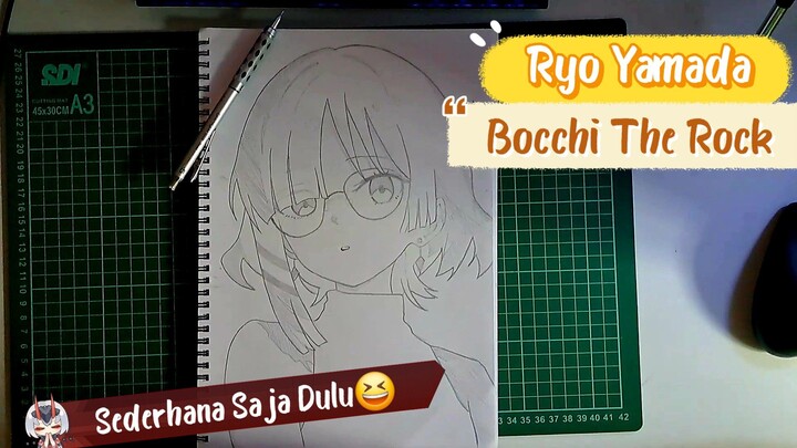 Cara menggambar Ryo Yamada | Bocchi The Rock
