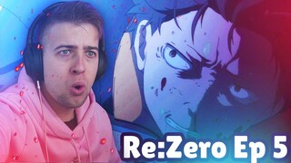 WHAT JUST HAPPENED!! Re:ZERO Season 1 Episode 5 REACTION | Anime Reaction