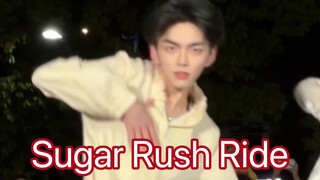 I danced Sugar Rush Ride-TXT on the university playground and then I cut to the action!