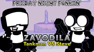 Steve has a Rap Battle again | Tankman VS Steve (Friday Night Funkin')