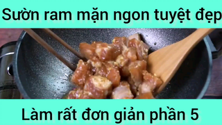 Sườn ram mặn ngon tuyệt đẹp làm rất đơn giản phần 5