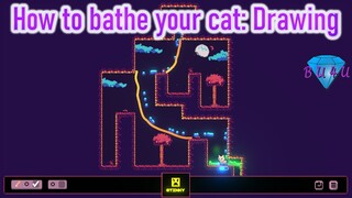 First look at HOW TO BATHE YOUR CAT: DRAWING | Gameplay / Let's Play