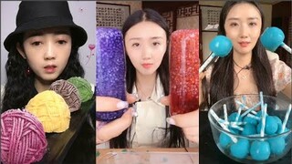 Thánh Ăn Đá Ăn Đá Lạnh Màu Sắc Hình Dạng Bất Thường Thú Vị - ASMR Ice Crunchy Eating sound#161