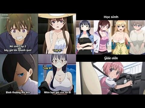 Meme Anime Hài Hước #105 Học Sinh Này Ảo Quá = ))