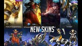 ALL NEW SKINS IN MOBILE LEGENDS
