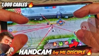 DISCIPLE HANDCAM STRAIGHT CABLES 🔥 + FANNY SECRET TO FASTER FINGER SPEED REVEALED! | MOBILE LEGENDS