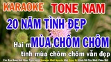 Hai Mươi Năm Tình Đẹp Mùa Chôm Chôm Karaoke Tone Nam Nhạc Sống - Phối Mới Dễ Hát - Nhật Nguyễn