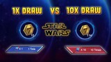 1X DRAW OR 10X DRAW? WHICH ONE GIVES MORE GALACTIC CREDITS FOR EPIC SKIN? STAR WARS EVENT - MLBB