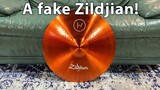 I found a bootleg Zildjian.