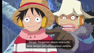 Momen Lucu Ketika Law Dibuat Frustasi oleh Luffy dan kawan-kawan