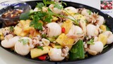 MỰC SỐT NƯỚC MẮM ngon quên sầu 😋 - Vừa ngon, vừa dễ làm - Mực Trộn chua cay by Vanh Khuyen
