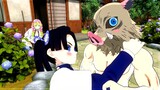 Inosuke and Aoi go on a date (Demon Slayer VR)
