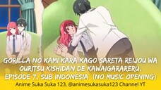 Gorilla no Kami Kara Kago Sareta Reijo wa Ouritsu Kishidan de Kawaigarareru - EP 7- Episode panas 🥵