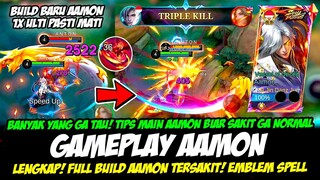 CARA MAIN AAMON ITEM TERBARU + ULTI AAMON SAKIT❗BUILD AAMON TERSAKIT 2024❗GAMEPLAY AAMON TOP GLOBAL