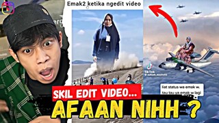 MEMBAGONGKAN INILAH EMAK EMAK KETIKA NGEDIT VIDEO ,HASILNYA DILUAR NURUL…