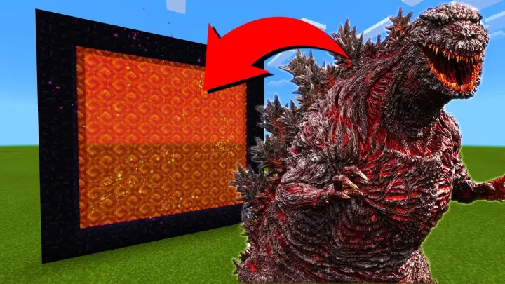 How To Make A Portal To The Godzilla Dimension in Minecraft!