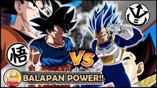 BALAPAN POWER LEVEL! Goku dan Vegeta di dalam persaingan kekuatan.