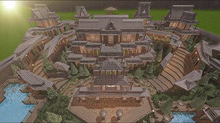 Traditional Japanese Castle - roblox bloxburg