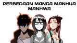 Perbedaan Manga, Manhua,Manhwa