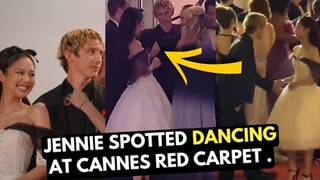 Video clip of Jennie and Troye Sivan DANCING at Cannes Red Carpet 😂