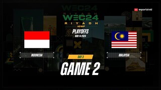 Indonesia vs Malaysia GAME 2 IESF World Esports Championship 2024 | IDN VS MAS ESPORTSTV