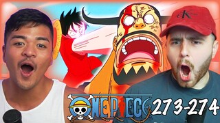 SECOND GEAR LUFFY VS BLUENO!! - One Piece Episode 273 & 274 REACTION + REVIEW!