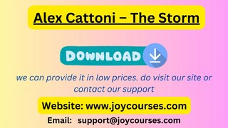 Alex Cattoni – The Storm