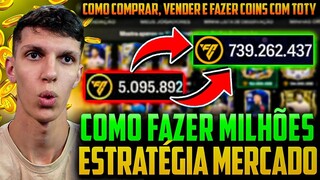 MANIPULAÇÃO NO MERCADO😱🤑 FAÇA ISSO P/ GANHAR COINS E COMPRAR UTOTYs BARATO🔥 FC MOBILE 24