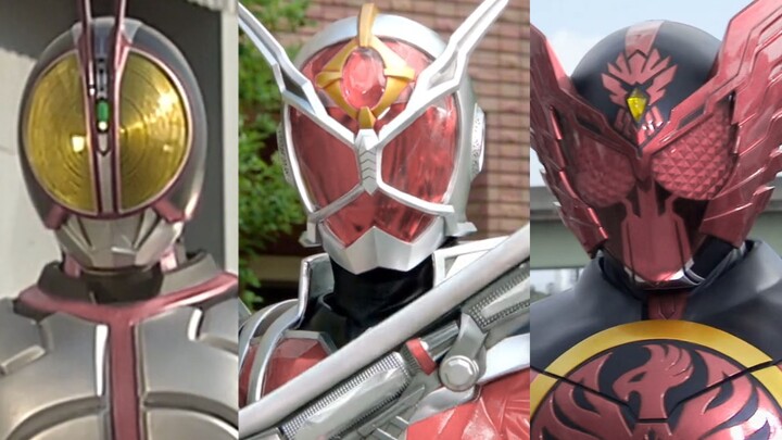 【Kamen Rider】Tiga bongkahan merah muda