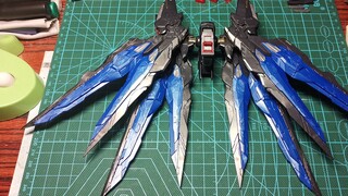 MB style Strike Freedom Gundam backpack and Dragoon set