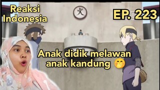 Inojin vs Houki - Boruto Episode 223 REACTION INDONESIA