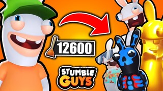 LA FORMA GRATIS Y FACIL DE CONSEGUIR TODAS LAS SKINS DE RABBIDS EN STUMBLE GUYS! 😱🤩