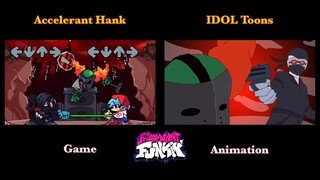 ACCELERANT Hank vs BF | GAME x FNF Animation