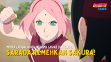 Sarada Remehkan Sakura! Momen Latihan Sarada Bersama Sasuke dan Sakura!