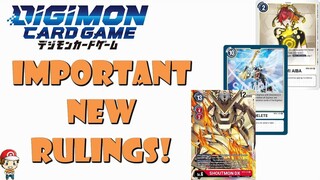 Important New Digimon TCG Rulings! (Digimon TCG News)
