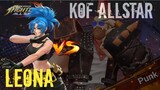 Leona Vs. Boss Punk  🔥 | KOF ALLSTAR |