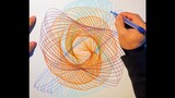 Drawing An Awesome Abstract Art By Drawing Loops