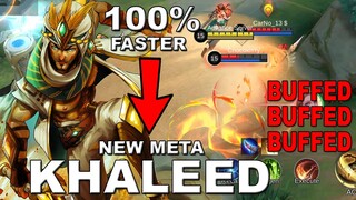 Khaleed Ultimate Speed Buffed "The New Meta" | Khaleed 2023 New Meta | MLBB