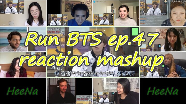 [BTS] Run BTS 달려라 방탄 ep.47｜reaction mashup