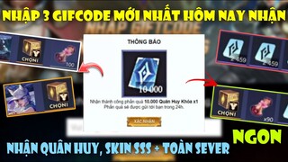 GiftCode Liên Quân | Nhập 3 CODE Mới Nhất Hôm Nay Nhận Quà Quân Huy Và Trang Phục Miễn Phí Mới Nhất