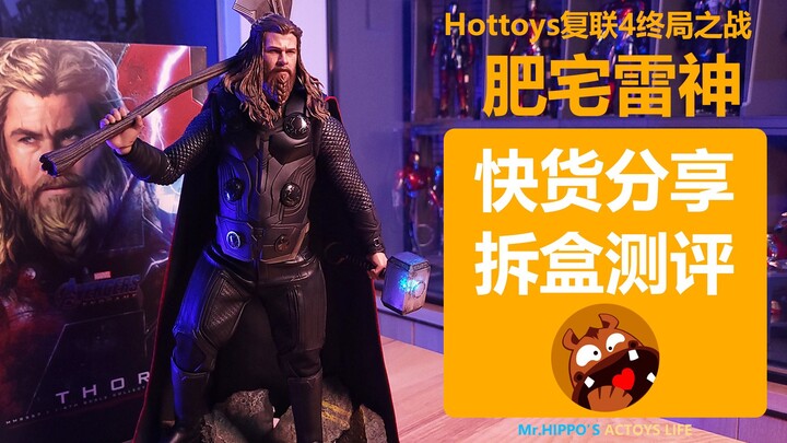 Hottoys HT 1/6 Fat House Fat Thor Thor Thor Express Unboxing Unboxing Berbagi Review Review Avengers