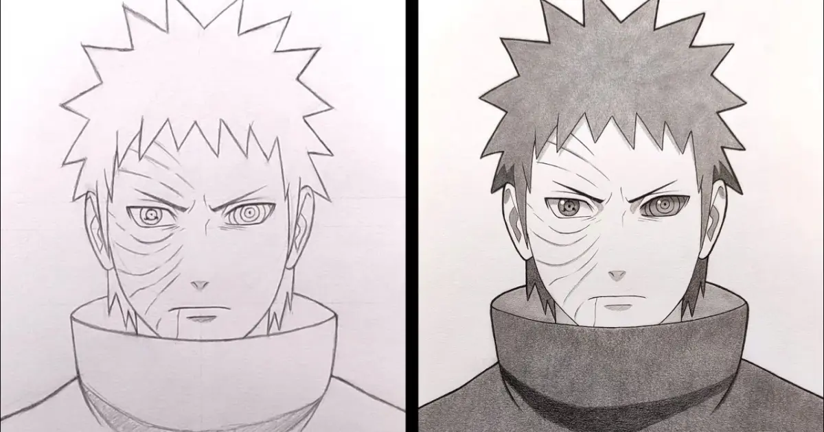 How to draw Obito Naruto Shippuden Vẽ Obito lục đạo  YouTube