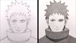 How to Draw Obito Uchiha - Naruto