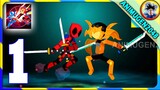 STICKMAN SUPERHERO - Super Stick Heroes Fight | Gameplay Walkthrough Part 1 | Animugen2048