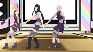 mmd naruto girls follow the leader