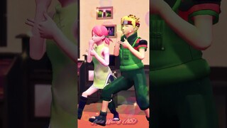 MMD Naruto | Jung Kook - Seven #mmd #naruto #anime  #hanamiuzumaki #shinachikuuzumaki #narusaku