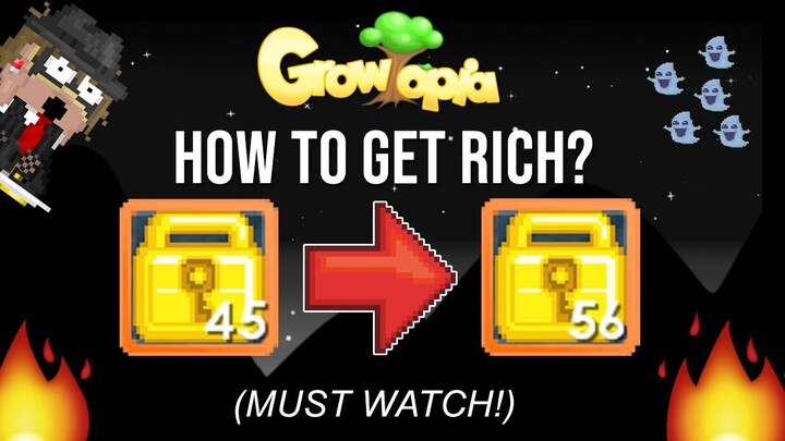 🌳GROWTOPIA| How to get rich with 45 wls! (2020)